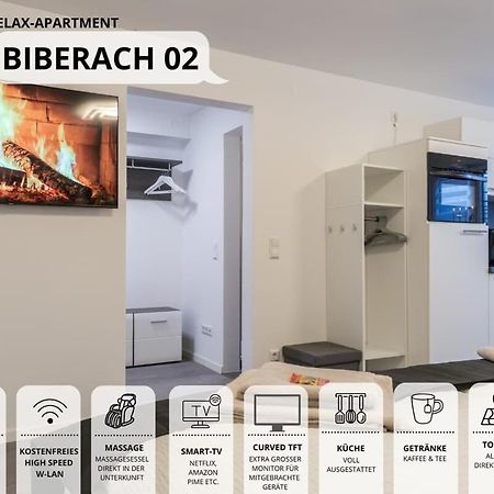 Relaxapartment 2 Massagesessel Smarttv Kueche Biberach an der Riss Exterior foto